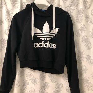 NWOT Adidas Cropped hoodie